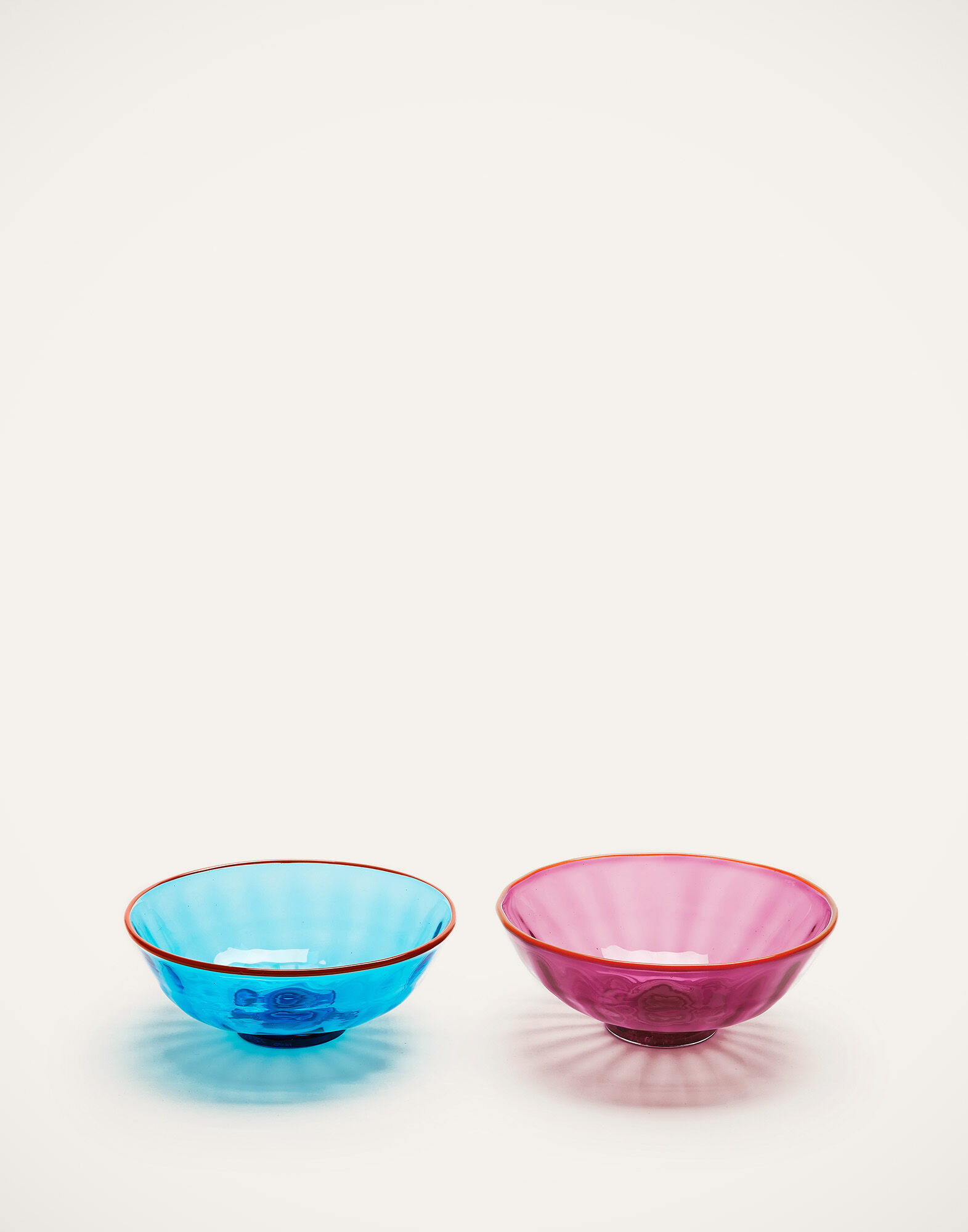 La DoubleJ Luxury Nut Bowl Set of 2 Turchese/Viola GLA0010MUR001ASS0002