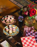 La DoubleJ Side Plates Set Of 2 La DoubleJ Side Plates Set Of 2 Yellow - Violet Garland DIS0083CER001GRL0015