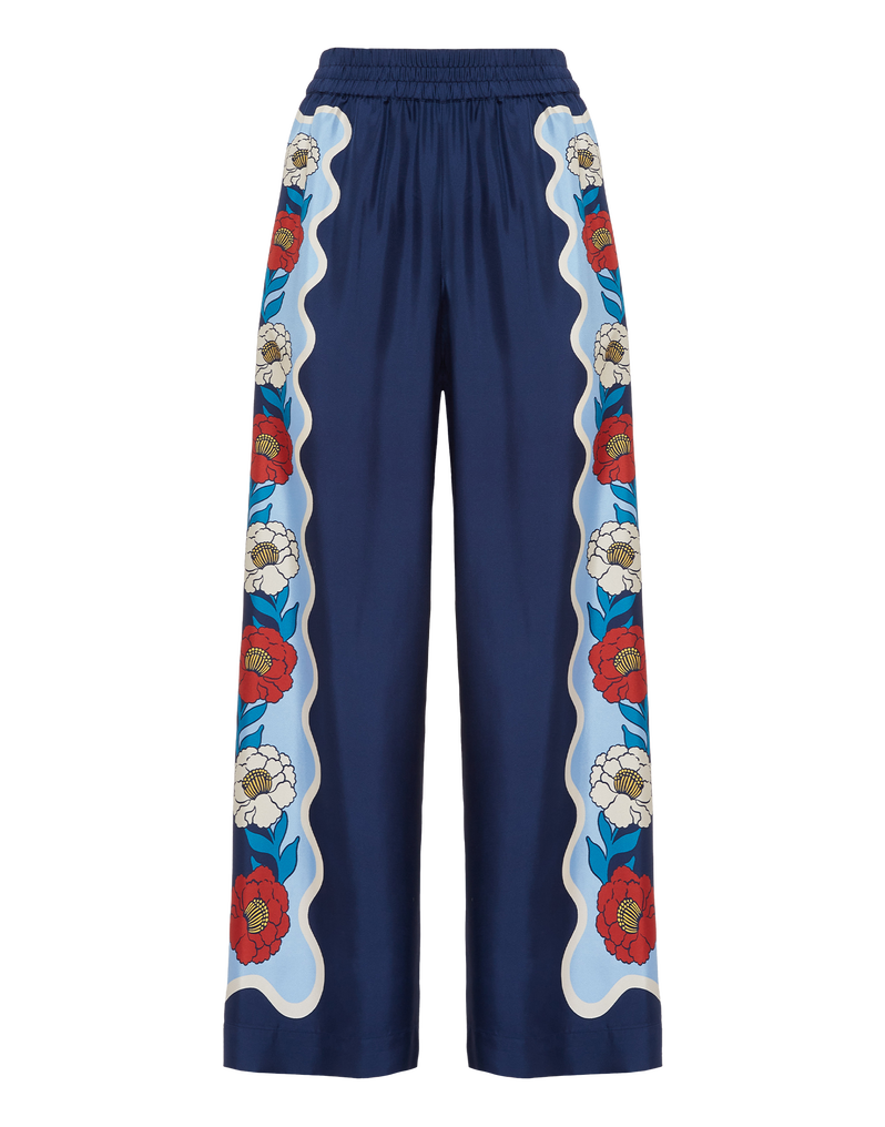 La DoubleJ Palazzo Pants La DoubleJ Palazzo Pants Whitsun Placée Blue TRO0026SIL006FSK03BU03