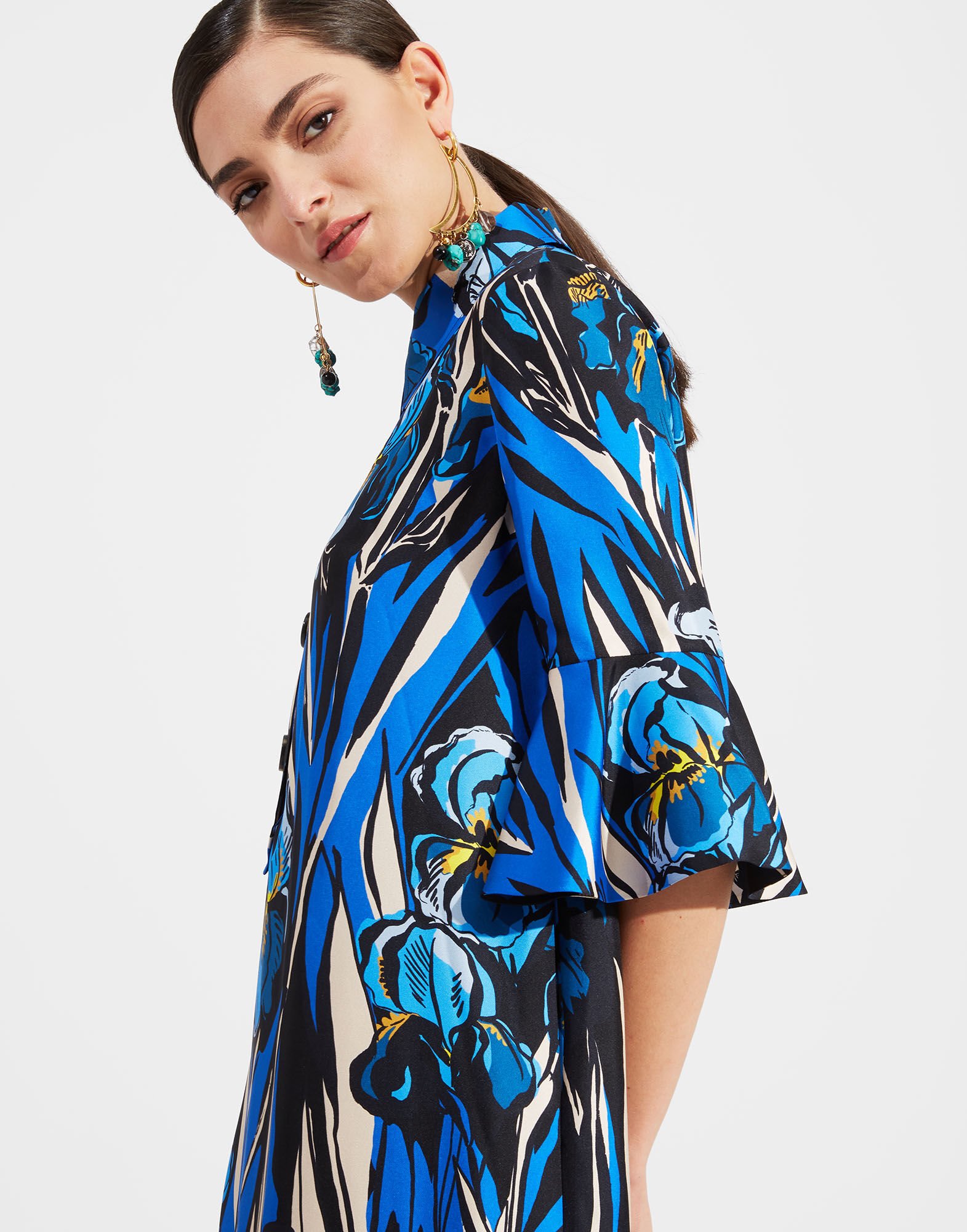 LaDoubleJ Artemis Dress Iris DRE0176SIL001IRI0001