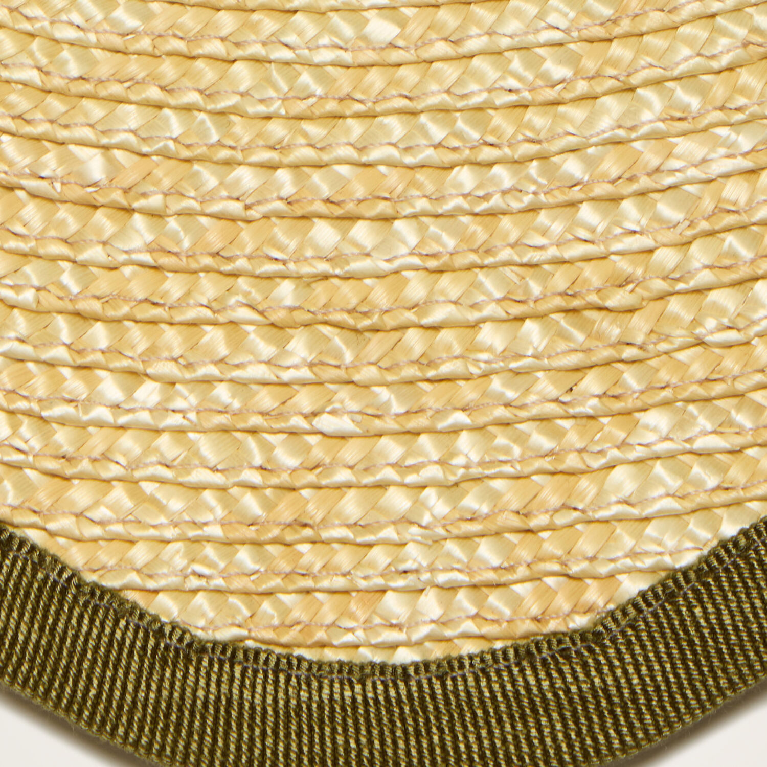 La Doublej Straw Cloud Placemats Set Of 2 In Solid Olive
