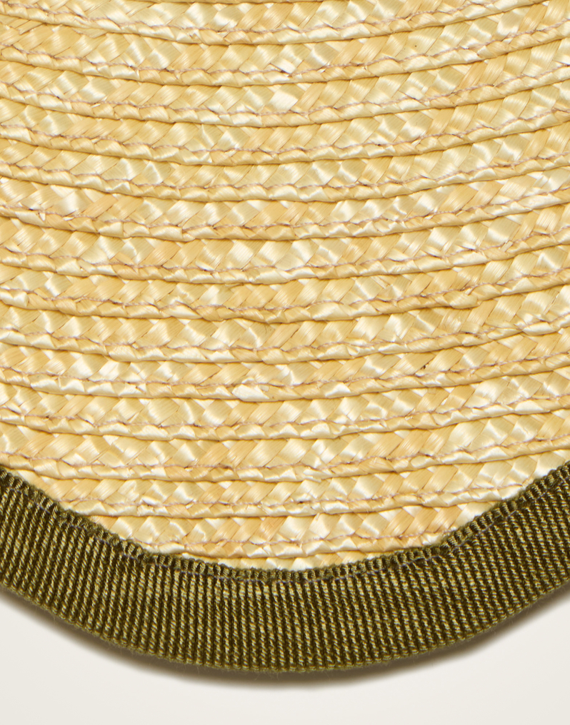 La DoubleJ Straw Cloud Placemats Set Of 2 La DoubleJ Straw Cloud Placemats Set Of 2 Solid Olive PMT0031STR001SOLIDGR05