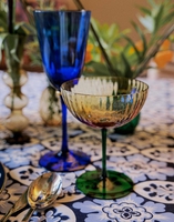 La DoubleJ Wine Glasses Set Of 2 La DoubleJ Wine Glasses Set Of 2 Blue GLA0020MUR001BLU0001