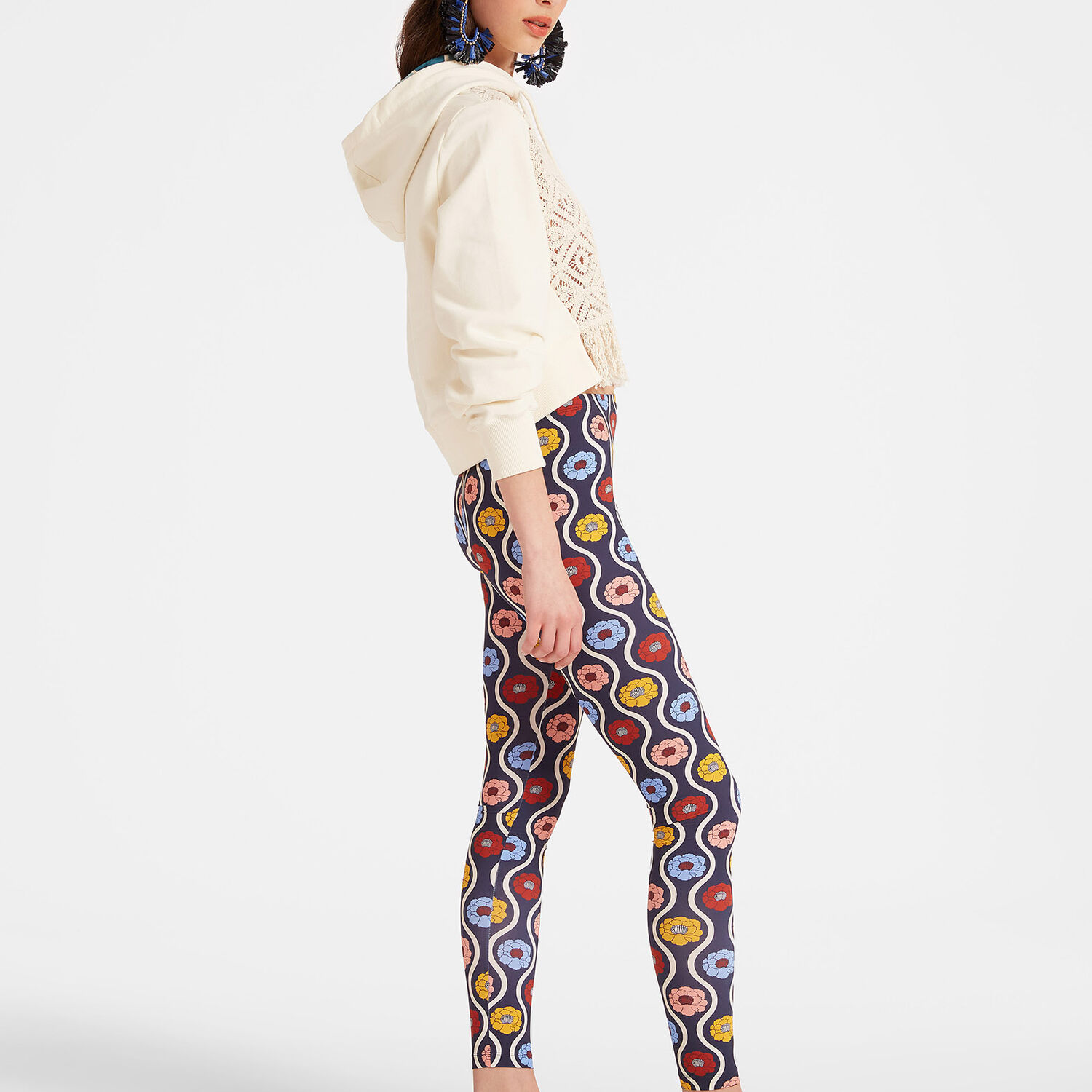 La Doublej Leggings In Whitsun Mini Blue