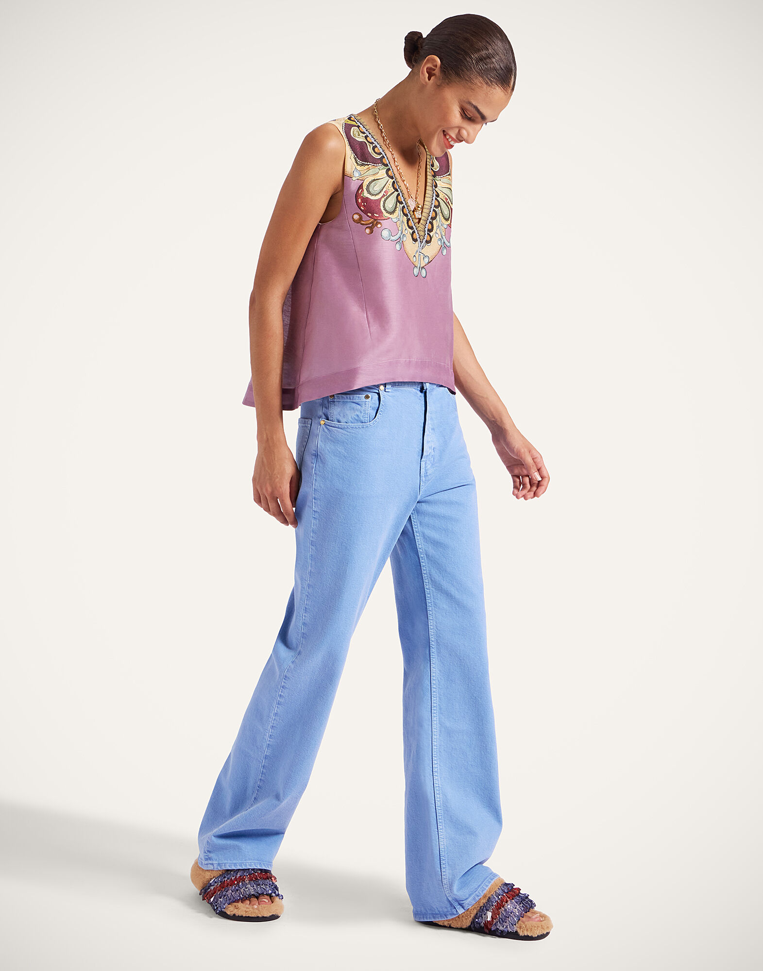 La DoubleJ Better Than Your Boyfriend Jeans Light Blue TRO0091DEN001SOLIDBU01