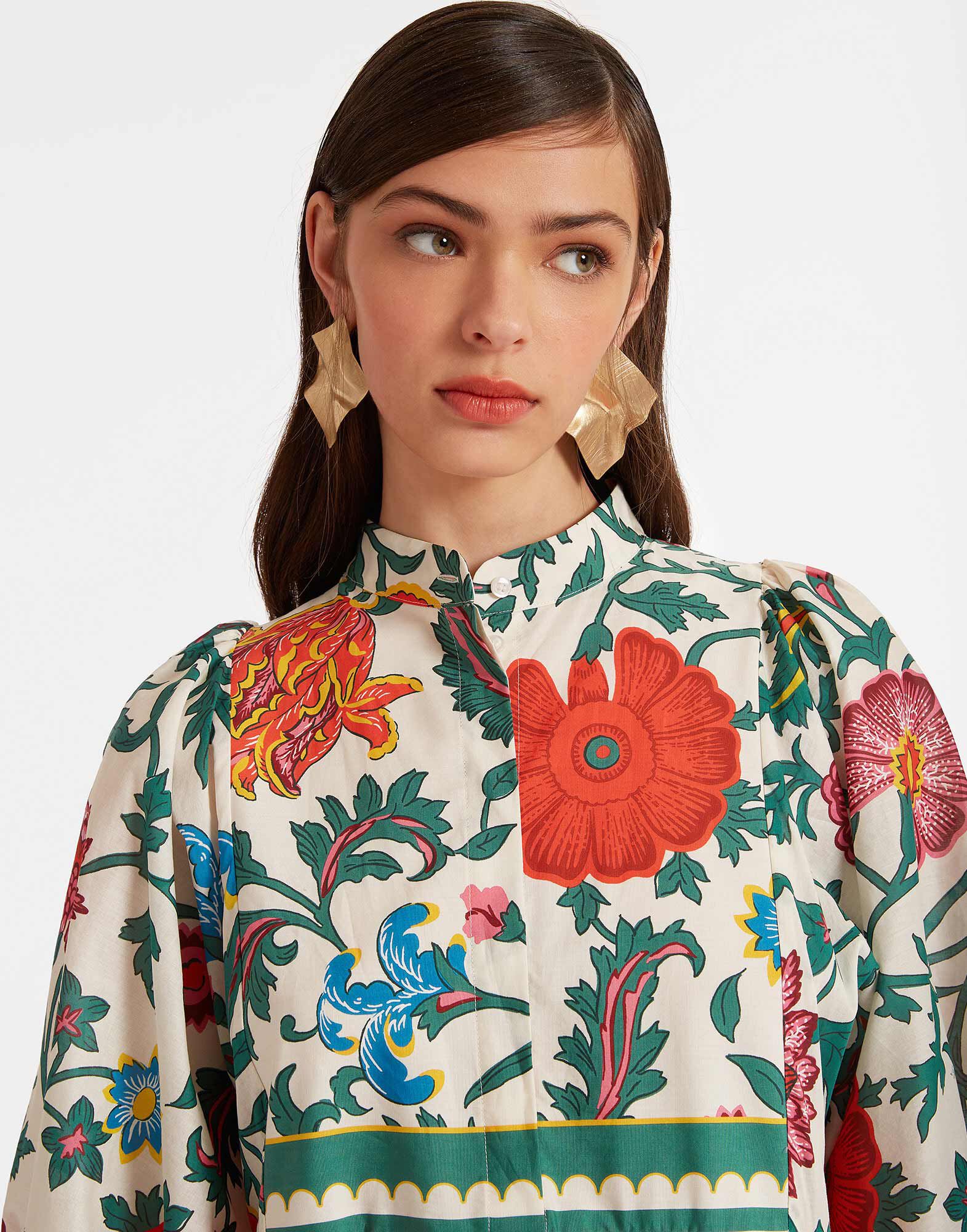 La DoubleJ Portofino Dress Dragonflower Multicolor DRE0374COT039DRE01MU01