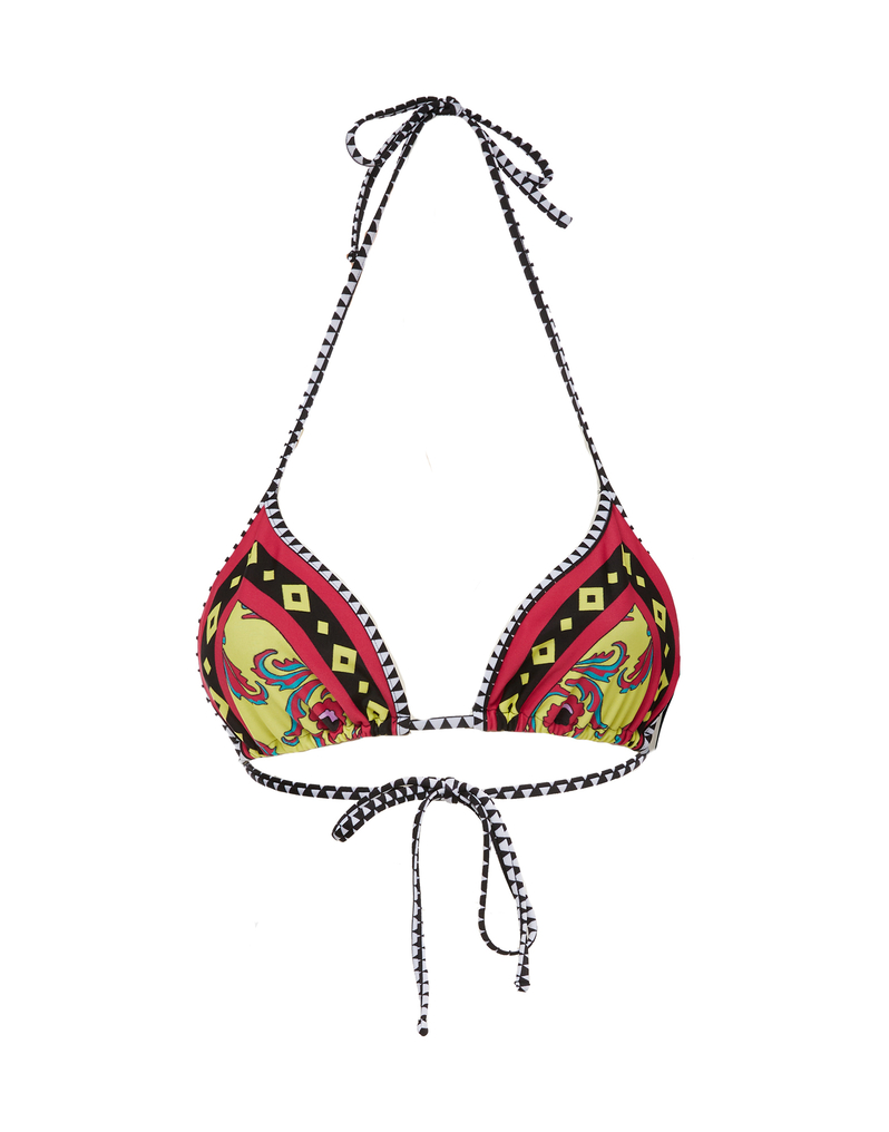 LaDoubleJ Triangle Bikini Top LaDoubleJ Triangle Bikini Top Cartwheel Giallo SWI0032LYC003CRW0004