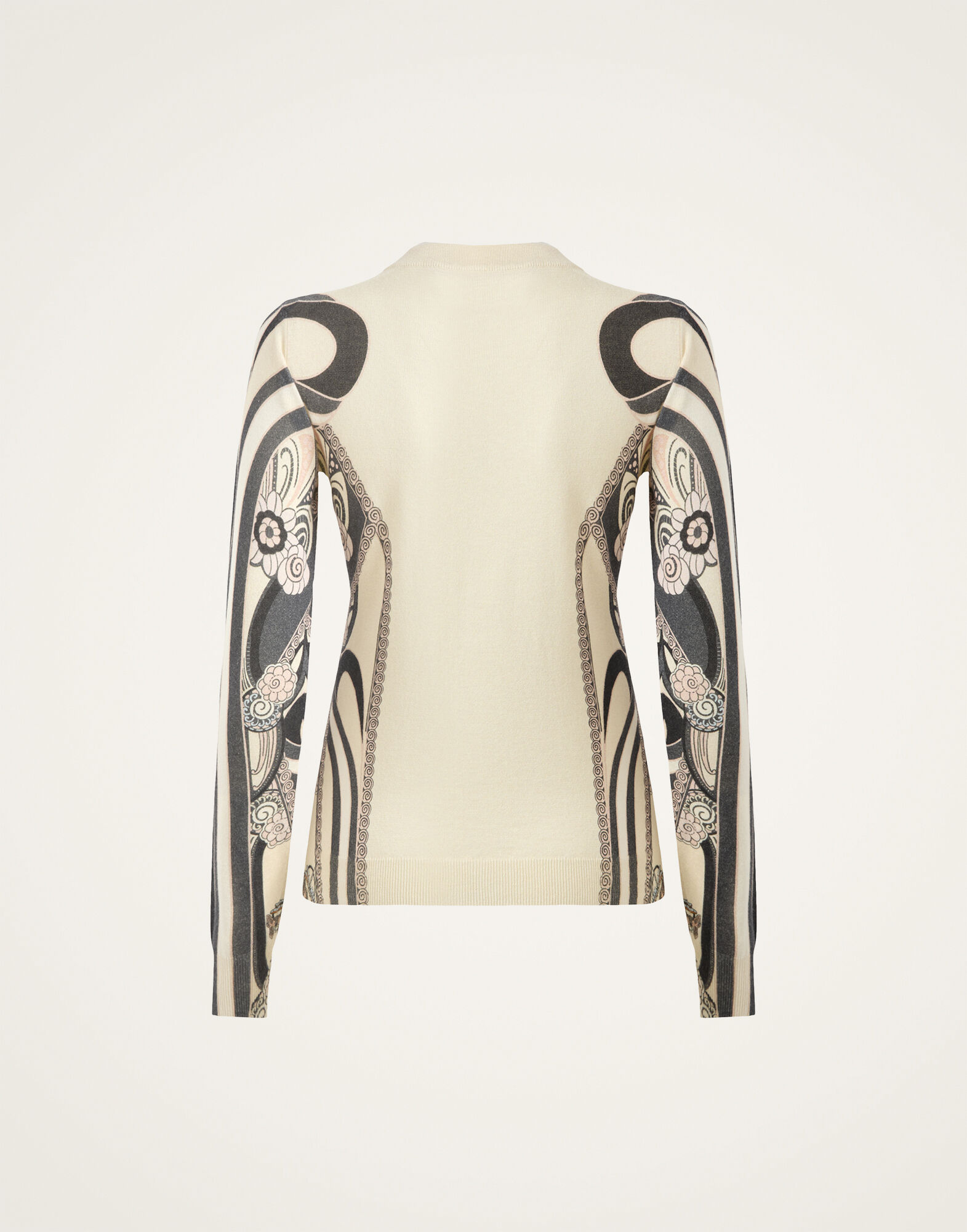 La DoubleJ Silky Crew Neck Ambrosia Plac&eacute;e Pale Pink PUL0305KNI172VA485PI02