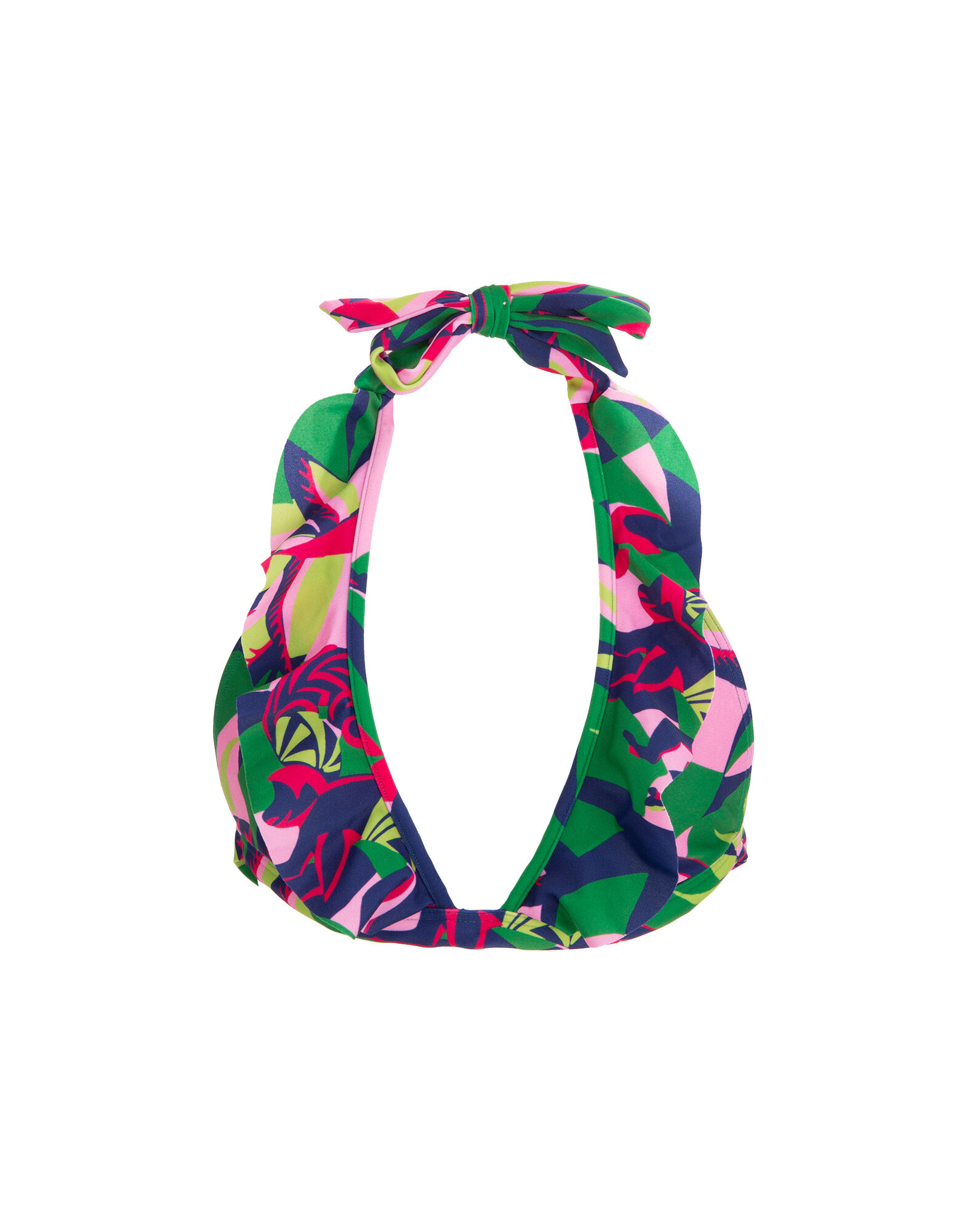 LaDoubleJ Ruffle Bikini Top Tom Tom Blu SWI0005LYC001TOM0002