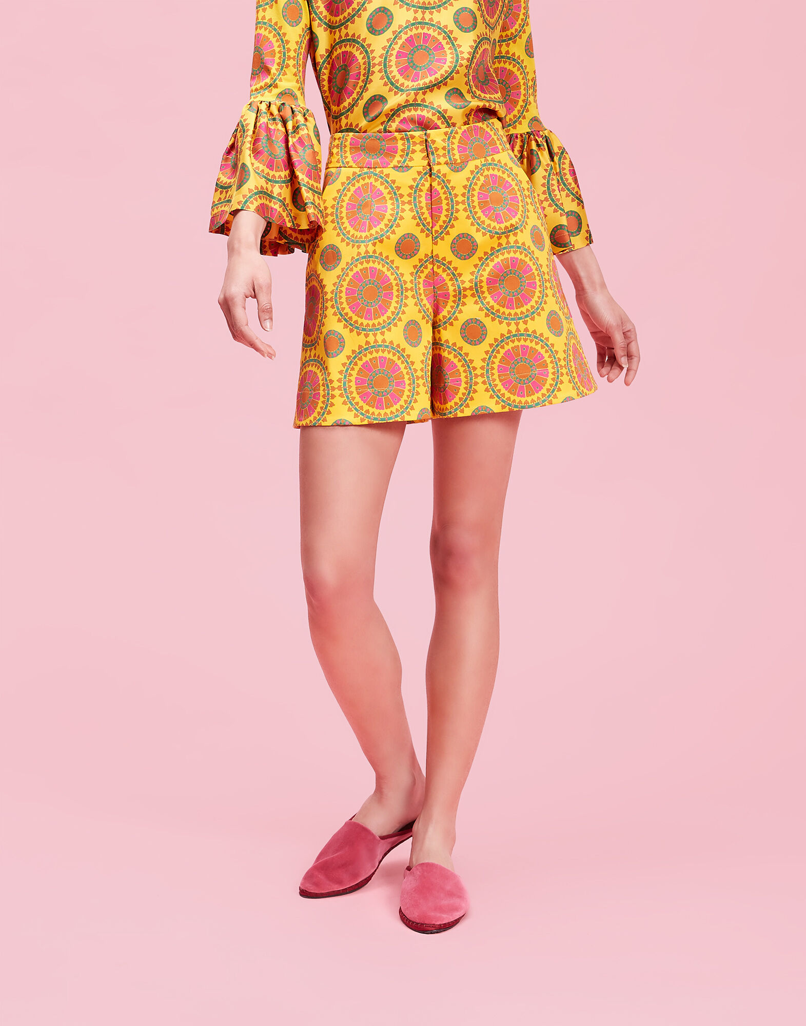 LaDoubleJ Good Butt Shorts Ruote Gialle TRO0010COT002RUO0003