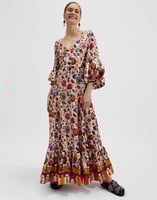 La DoubleJ Bella Dress La DoubleJ Bella Dress Maple DRE0266SIL001MAP0001