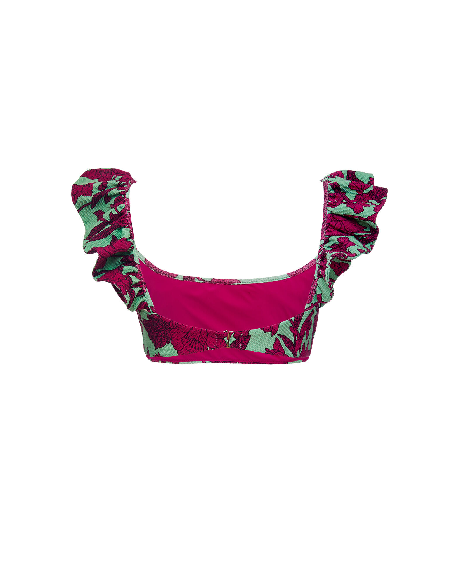 La DoubleJ Ruffle Bikini Top Lilium Purple SWI0022LYC002LIL01PU01