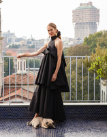 LaDoubleJ Long Bonbon Dress LaDoubleJ Long Bonbon Dress Solid Black DRE0123COT001BLA0001