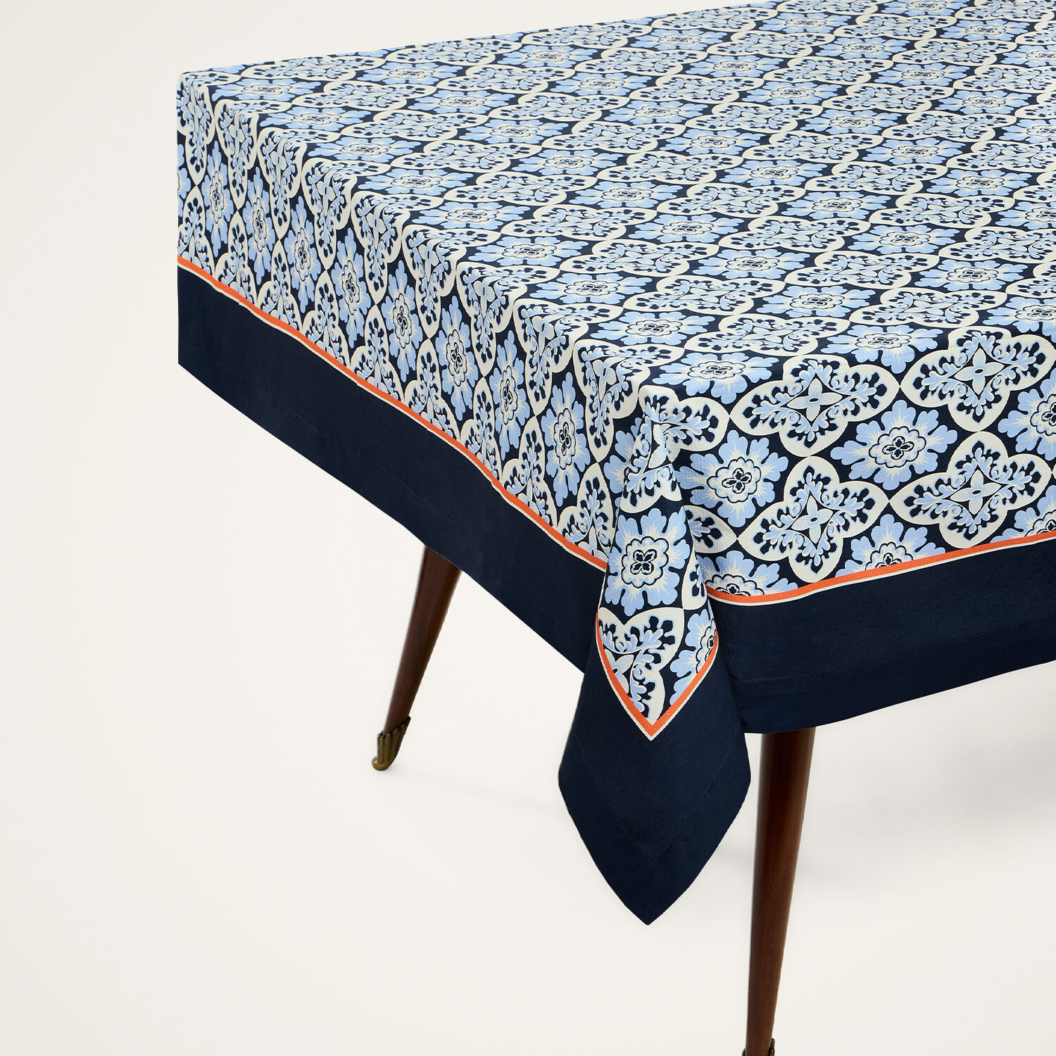 La Doublej Large Tablecloth In Palazzo Blue