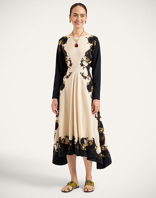 La DoubleJ 9 To 5 Dress Buttercup Plac&eacute;e Black DRE1142WOL037BTC03BL01