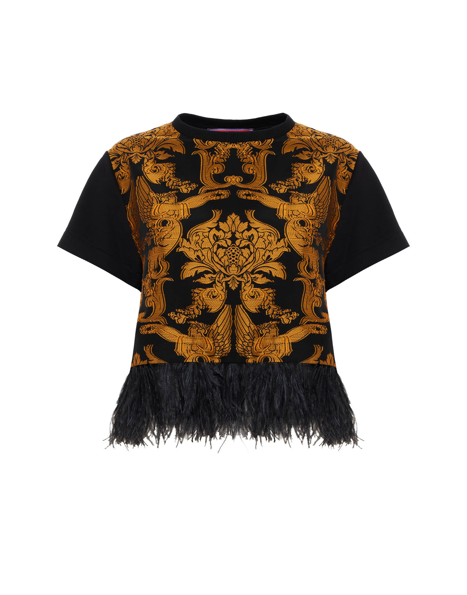 La DoubleJ La Scala Tee Cherubs Black TSH0041JCQ089CRB04BL01
