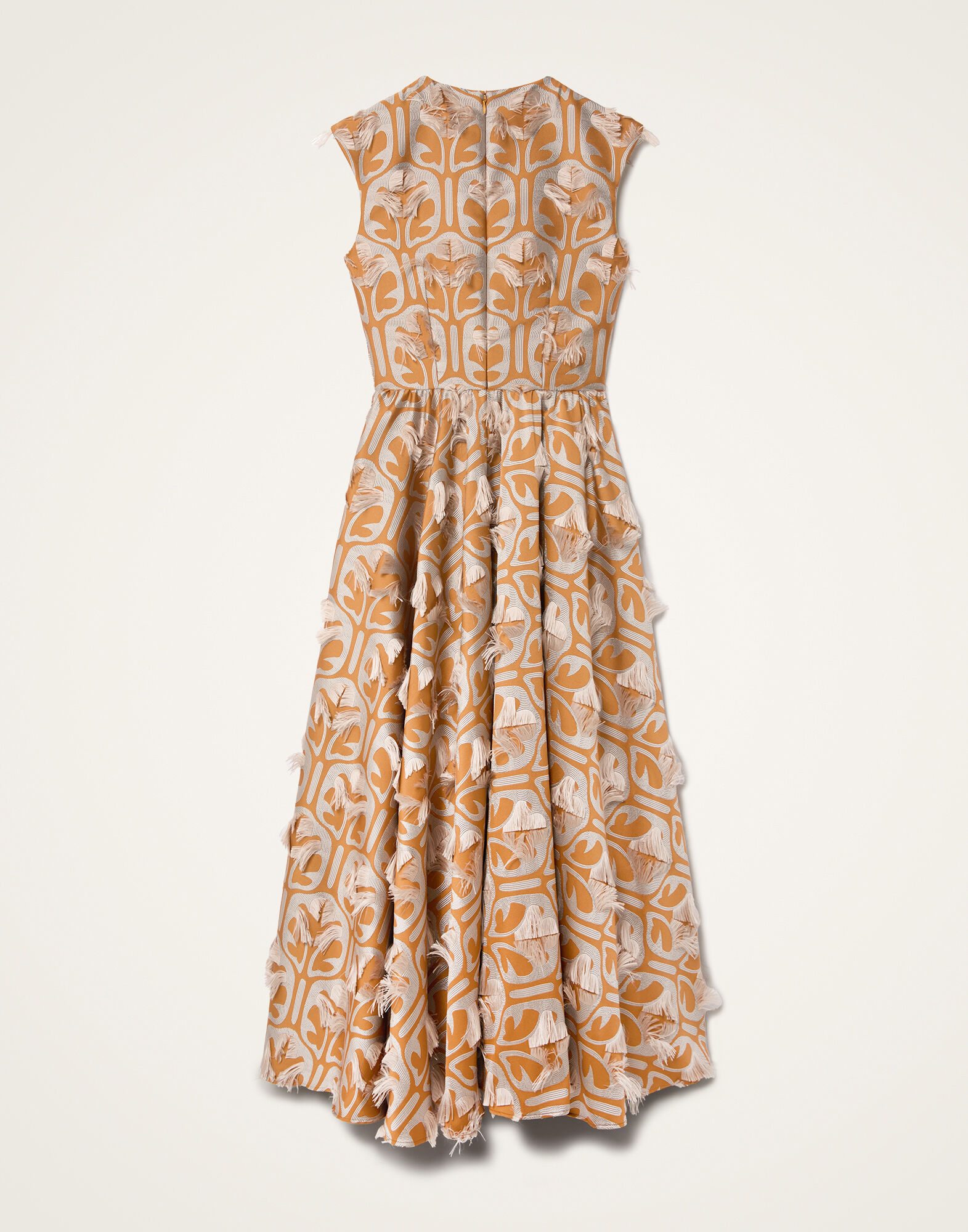 La DoubleJ Keyhole Dress Grove Ochre DRE0506JCQ043GRV02OR06