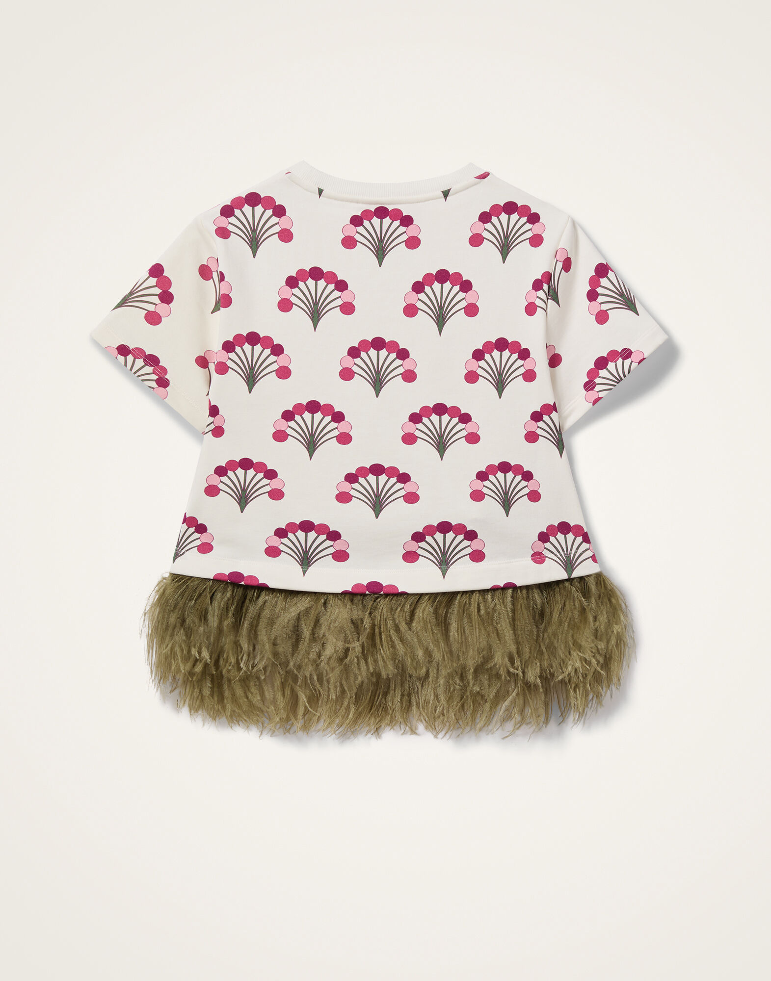 La DoubleJ La Scala Tee Florette Ecru TSH0026JER039FLO05BR05