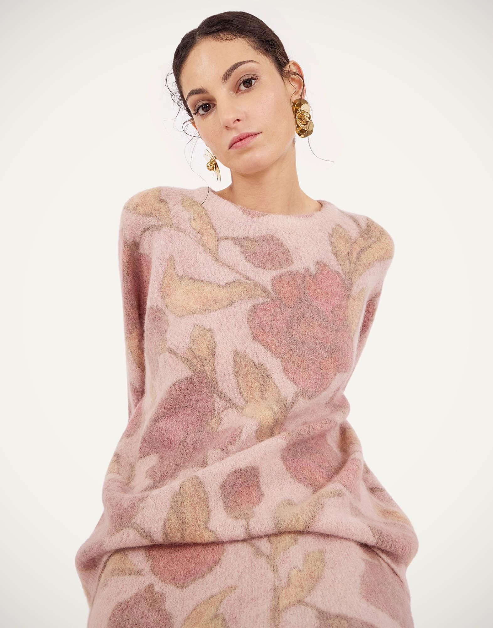 La DoubleJ All-In Sweater French Kiss Dusty Pink PUL0213KNI124VA419PI10