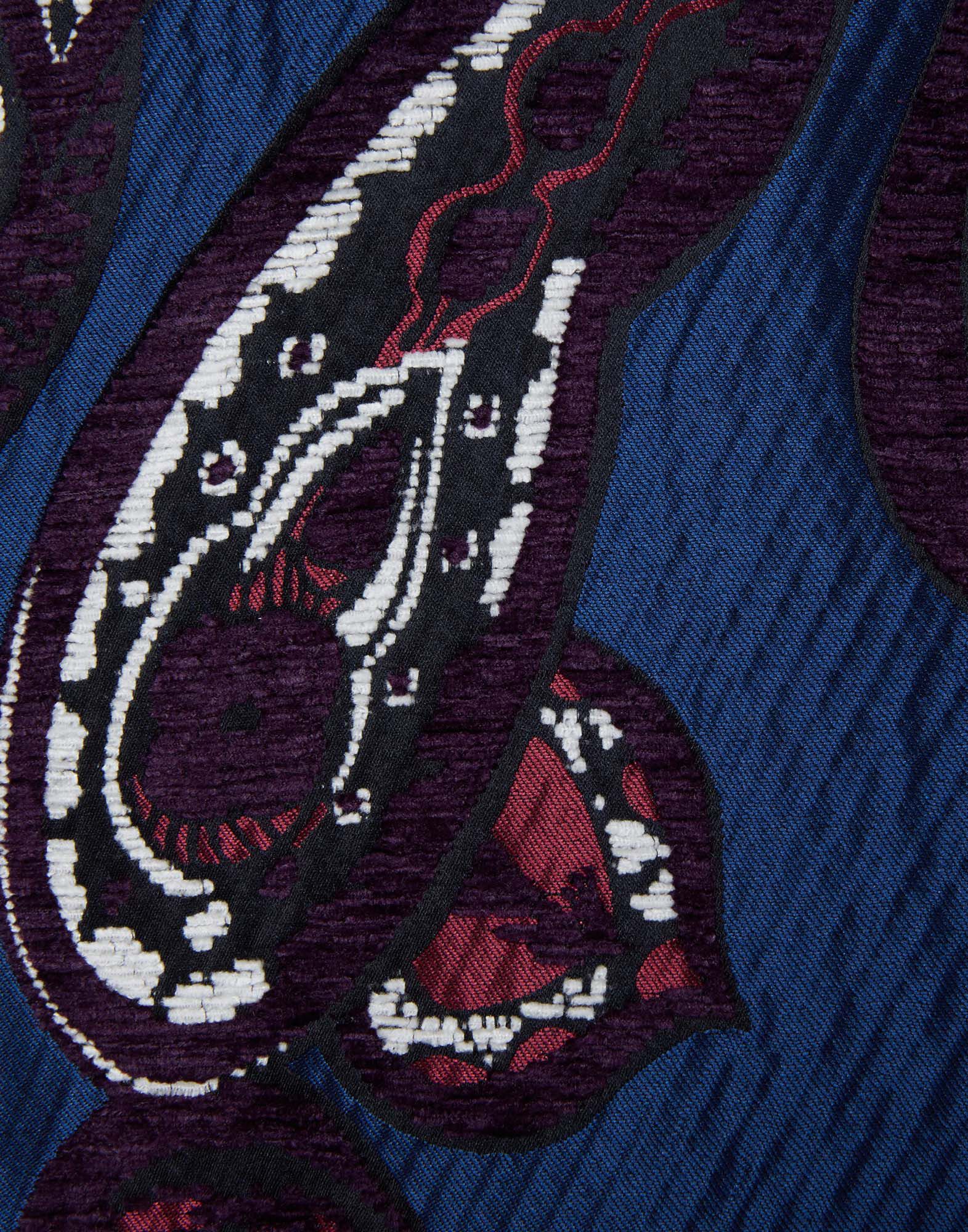 La DoubleJ Boxy Coat Paisley Blu JAC0014JAC035PAI0002