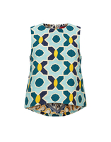 La DoubleJ La Scala Top La DoubleJ La Scala Top Plaza Light Blue TOP0016COT005PLA01BU01