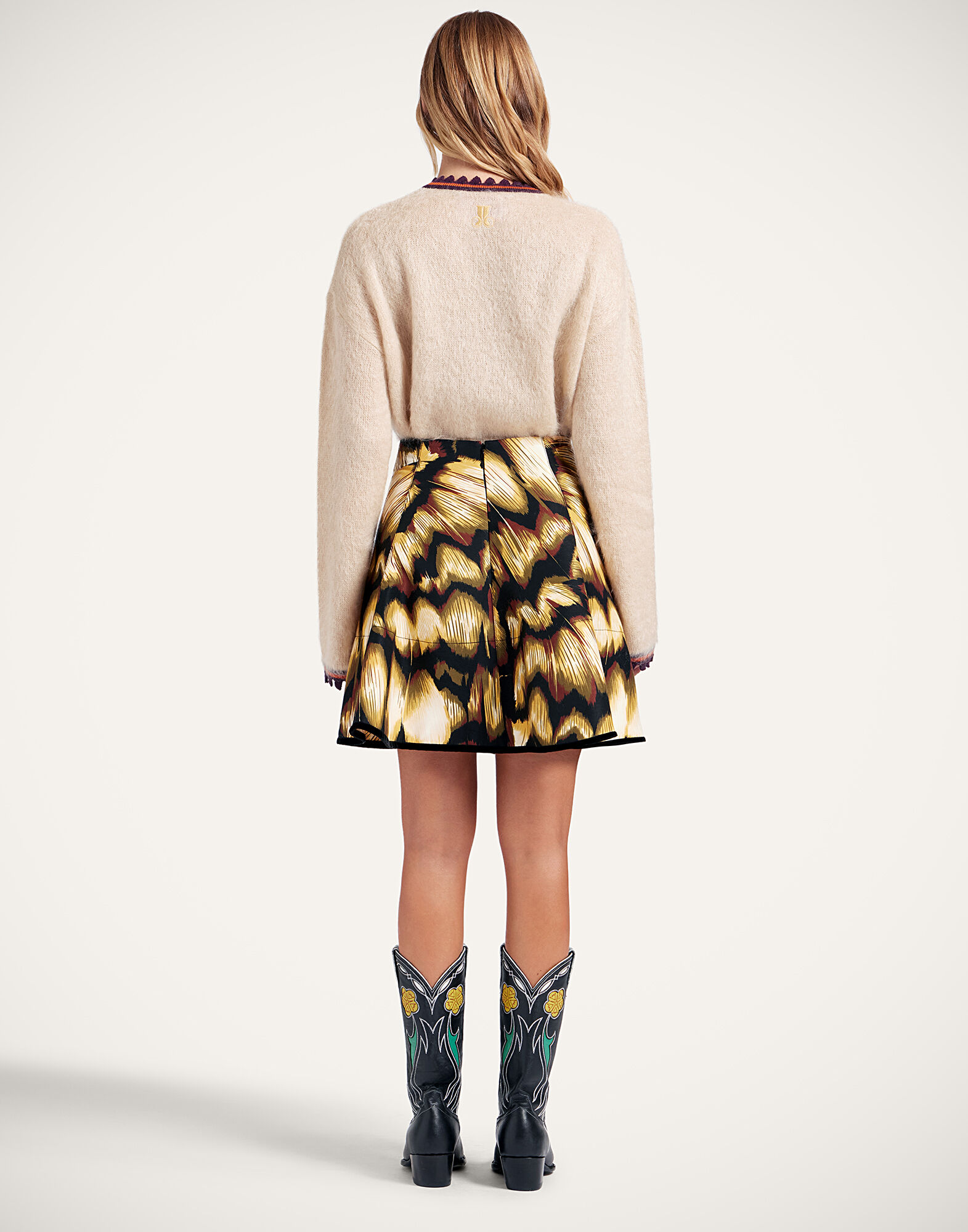 La DoubleJ Mini Dolce Vita Skirt Monarch Black SKI0161CAD001MNR01BL01