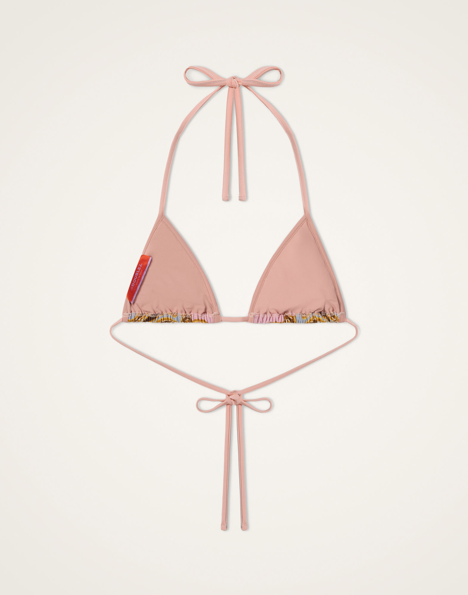 La DoubleJ Bikini Top Cocoon Plac&eacute;e Pink SWI0032LYC009COC02PI01