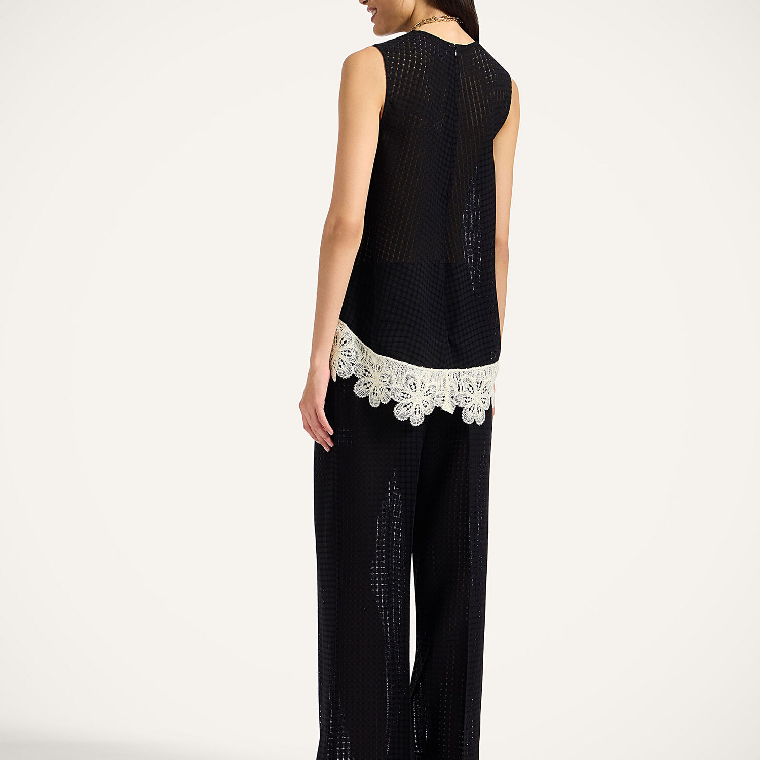 La Doublej Loose Pants In Black