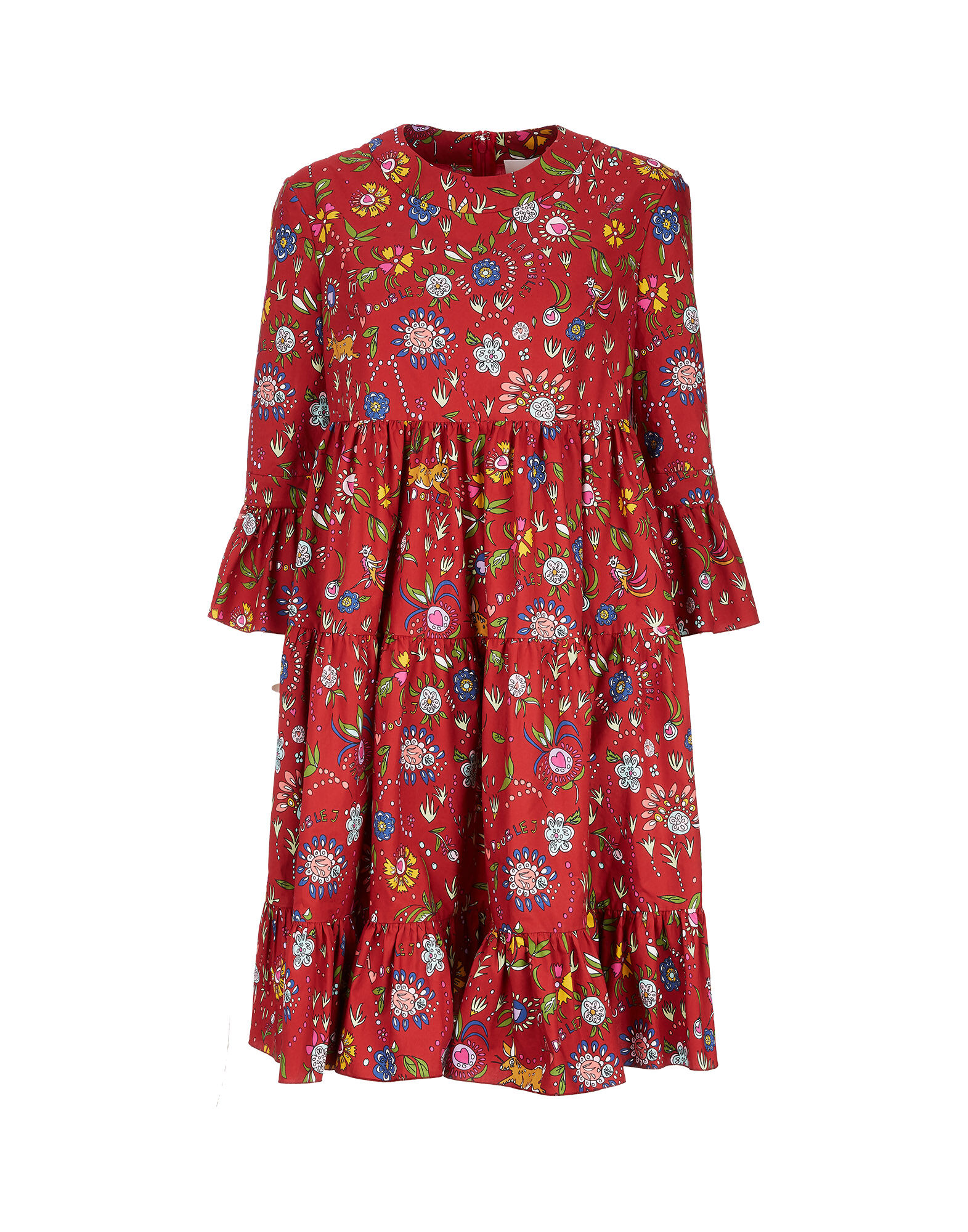 LaDoubleJ Bambi Dress Babe Bordeaux DRE0188COT001BAB0004