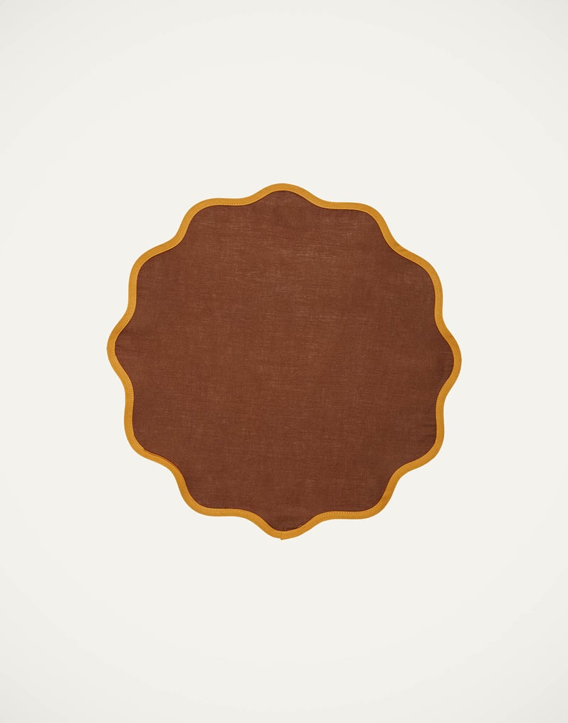 La DoubleJ Cloud Placemat Set Of 2 La DoubleJ Cloud Placemat Set Of 2 Rainbow Chocolate TBM0003LIN006RAI0034