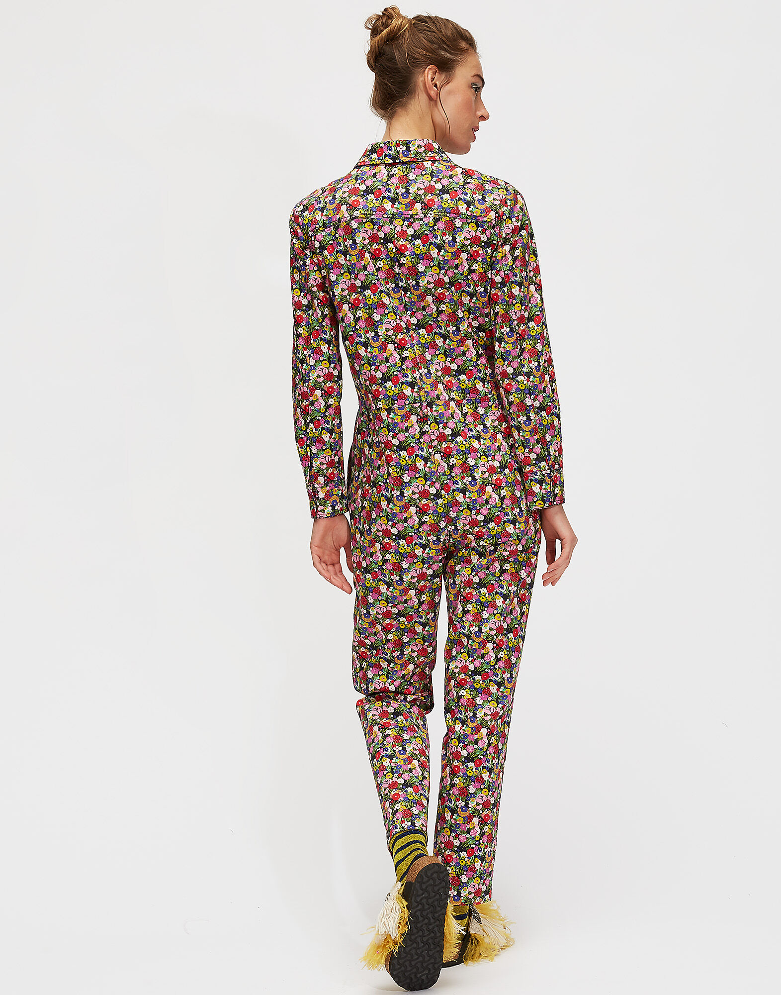 LaDoubleJ Farrah Fawcett Jumpsuit Granny DRE0124COT006GRA0001