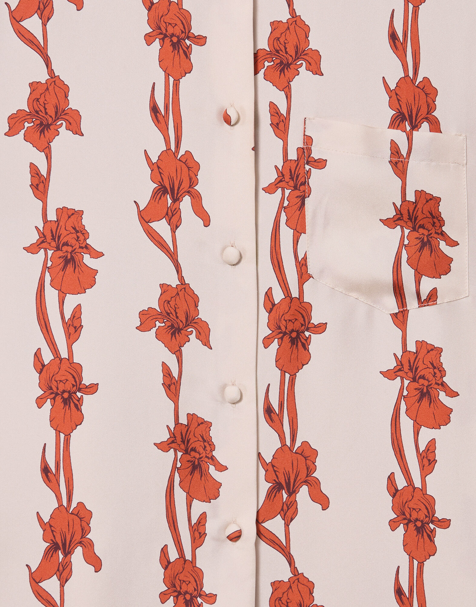 La DoubleJ Boy Shirt Mini Iris Dark Orange SHI0001SIL001IRS03OR03