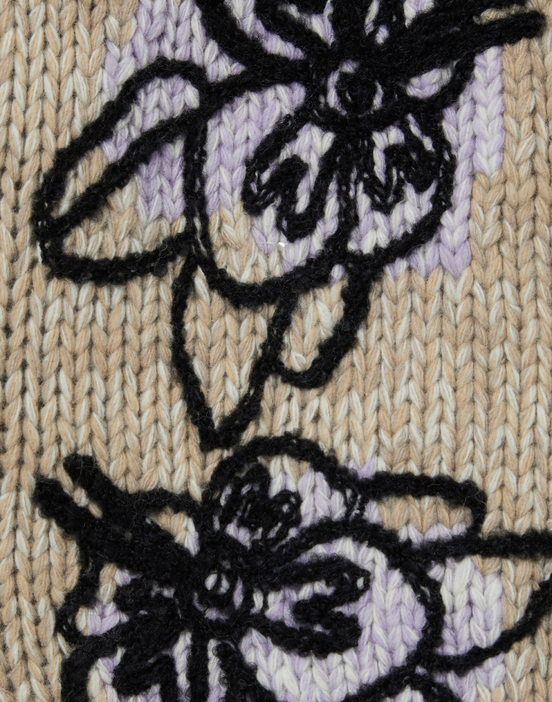 La DoubleJ Chalet Cardigan La DoubleJ Chalet Cardigan Multicolor Camel & Lilac PUL0288KNI166VA399BR04