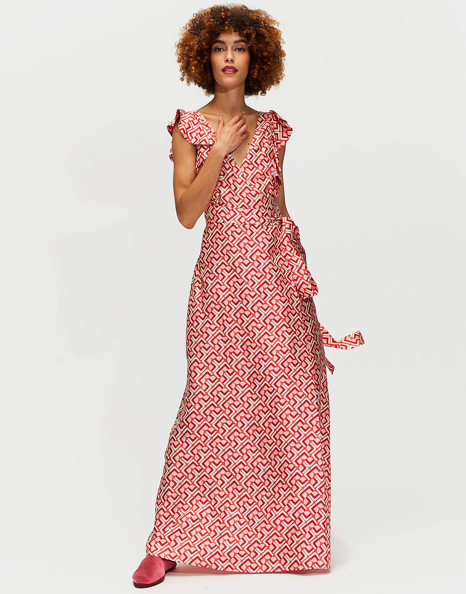 LaDoubleJ Wedding Guest Dress Domino Valentino DRE0035SIL001DOM0003