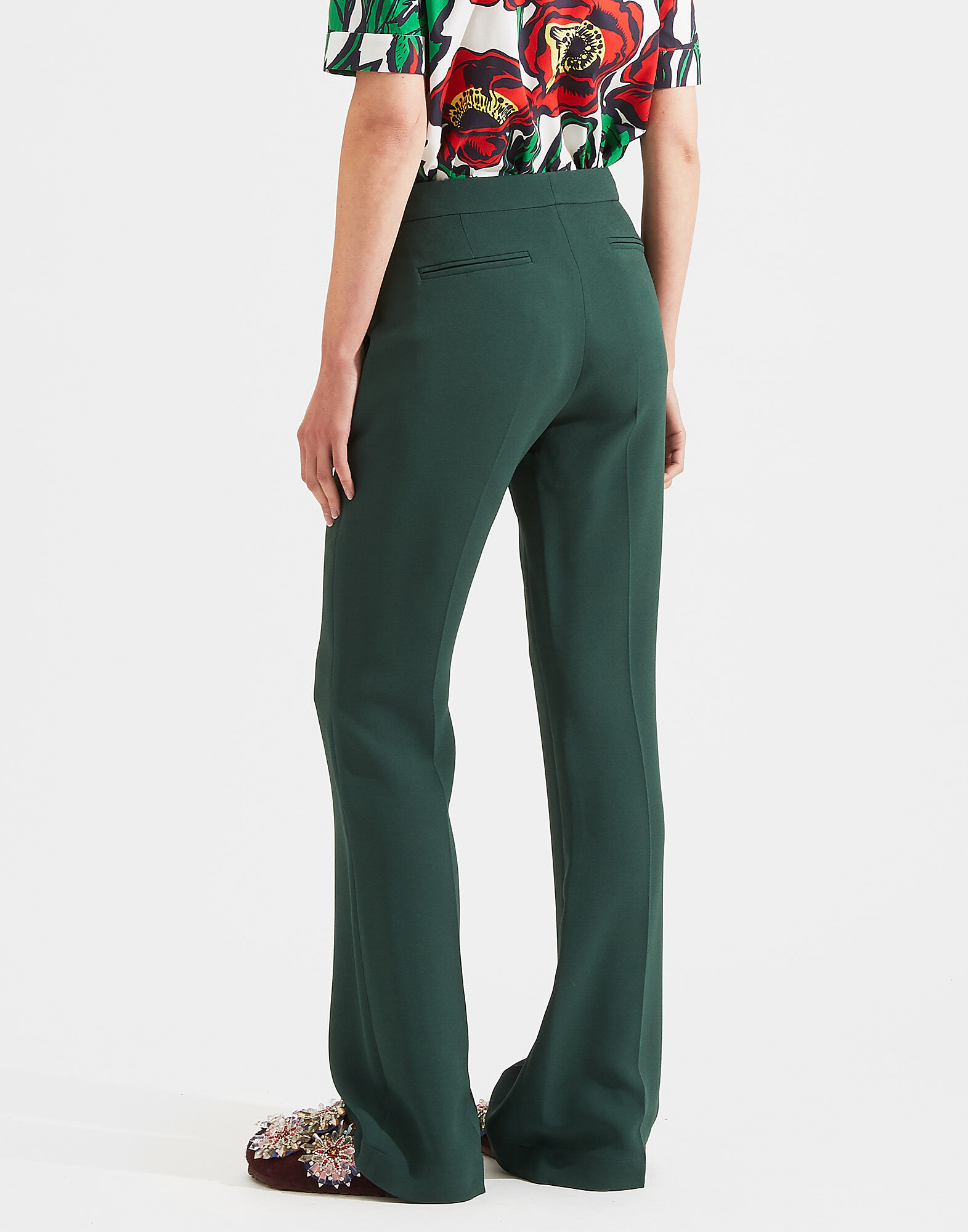 LaDoubleJ Saturday Night Pants Solid Green TRO0030CAD001GRE0003