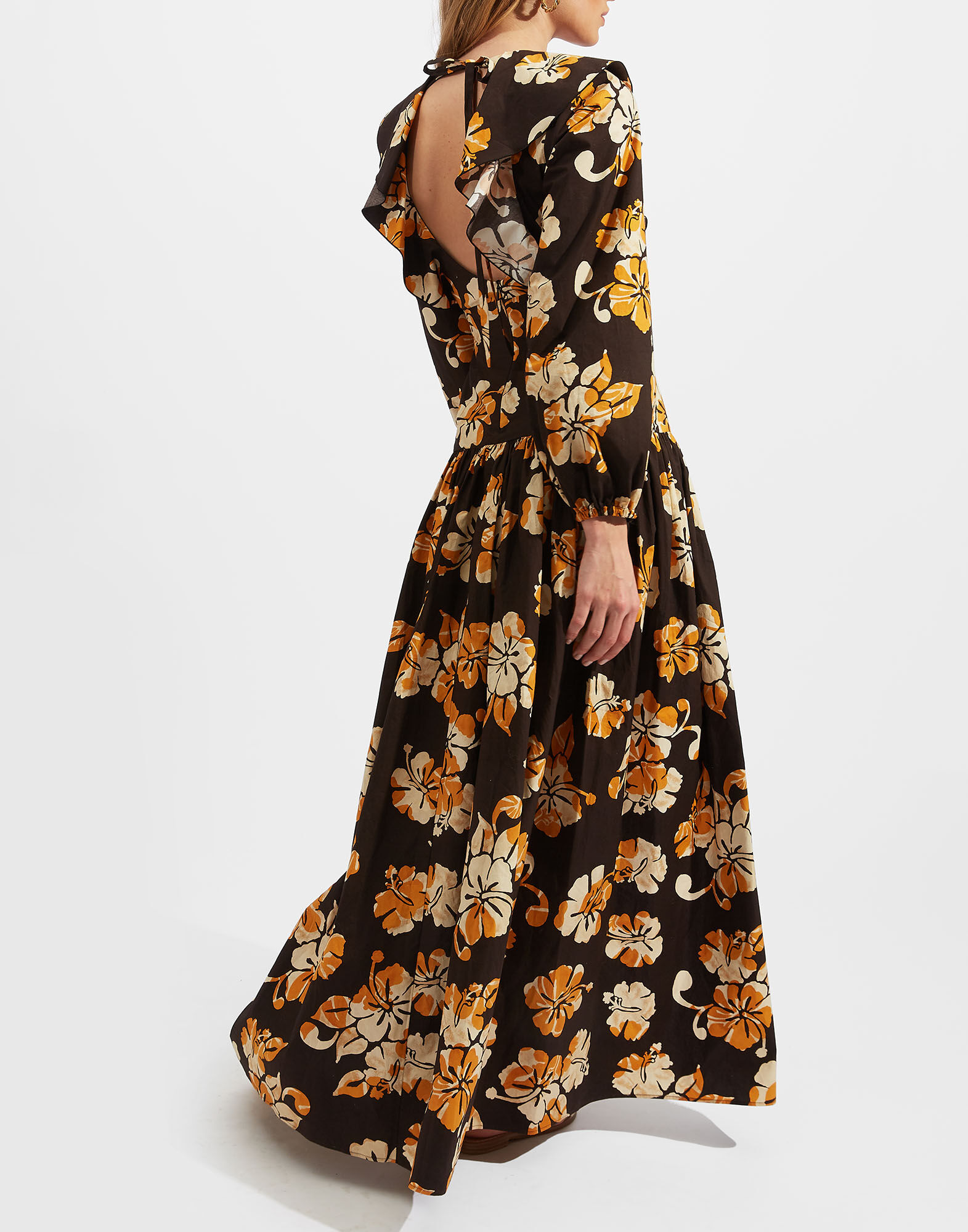 La DoubleJ Abito Della Vita Dress Hibiscus DRE0343COT001HIB0001