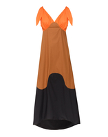 La DoubleJ High Tide Dress Color Block Corallo DRE0472COT043CLB06RE03
