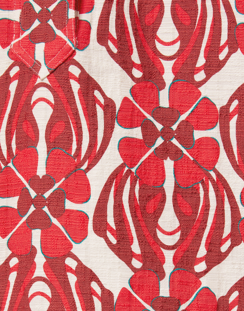 La DoubleJ Short Artemis Dress La DoubleJ Short Artemis Dress Clover Red DRE0180COT005CLO05RE01