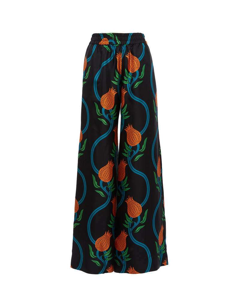 La DoubleJ Palazzo Pants La DoubleJ Palazzo Pants Melograno Nero TRO0003SIL001MEL0003