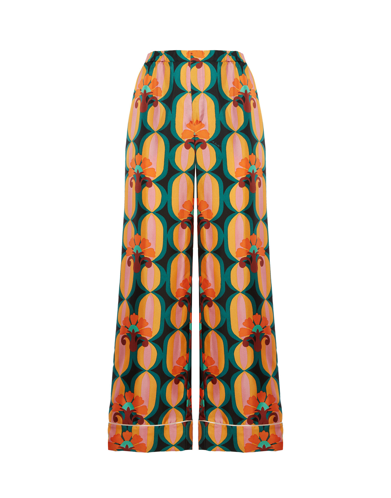 La DoubleJ Pajama Pants Arcturus Blue Petrol TRO0116SIL001ARC01BU05