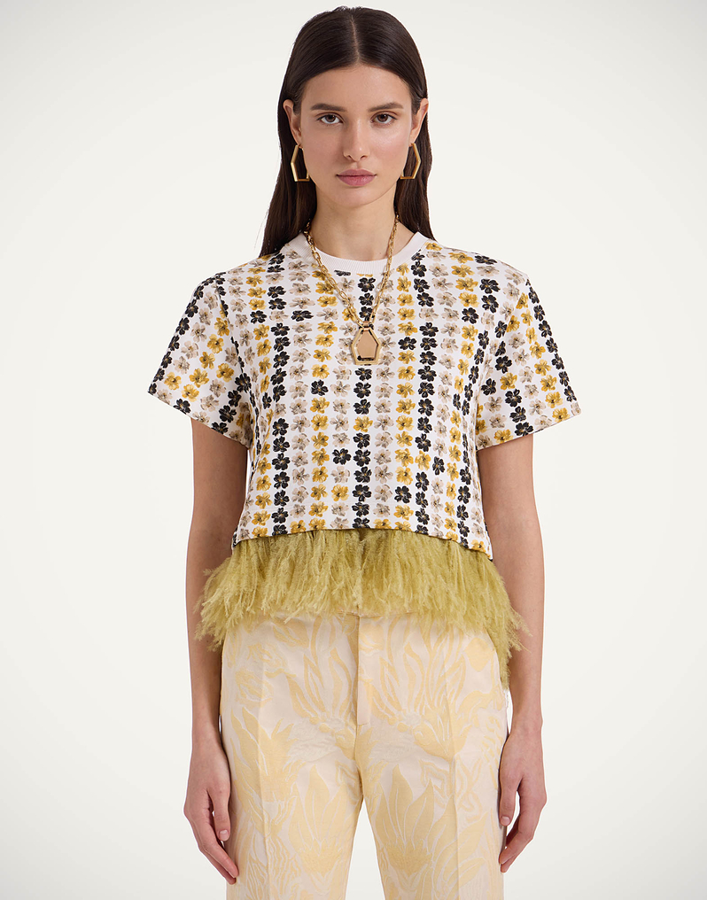 La DoubleJ La Scala Tee La DoubleJ La Scala Tee Cupid White TSH0026JER039CUP02WH01