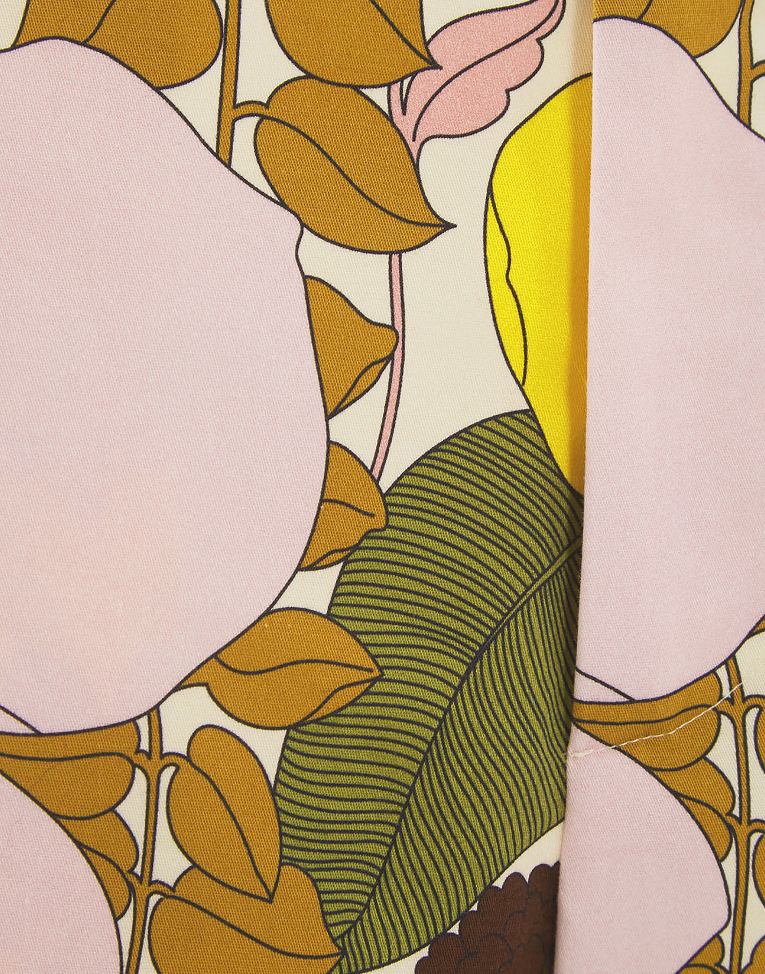 La DoubleJ Saturday Night Pants Big Flower Rose TRO0030COT006BFL03PI01