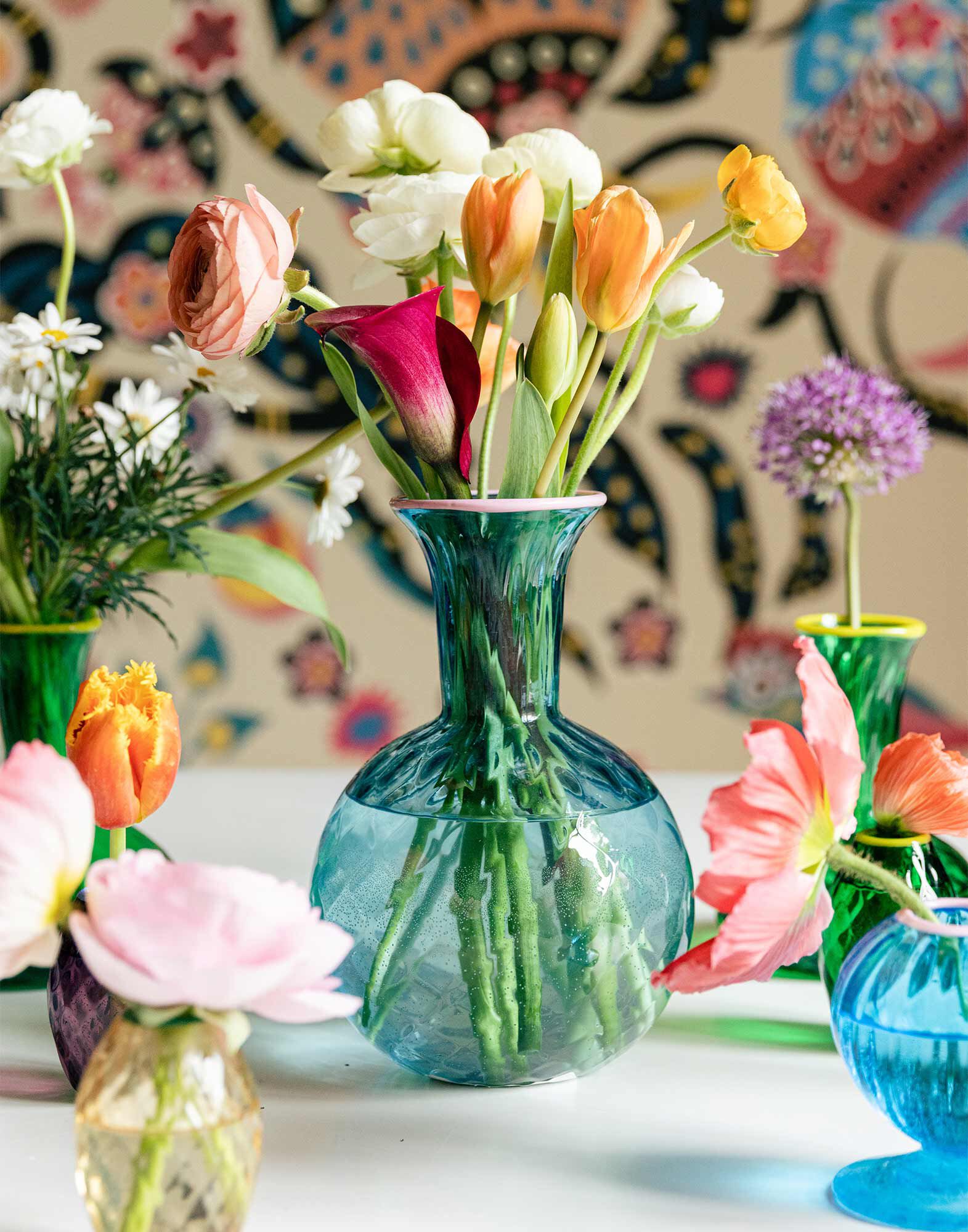 La DoubleJ Carafe Blu Fum&eacute; CAR0005MUR001BLU0007