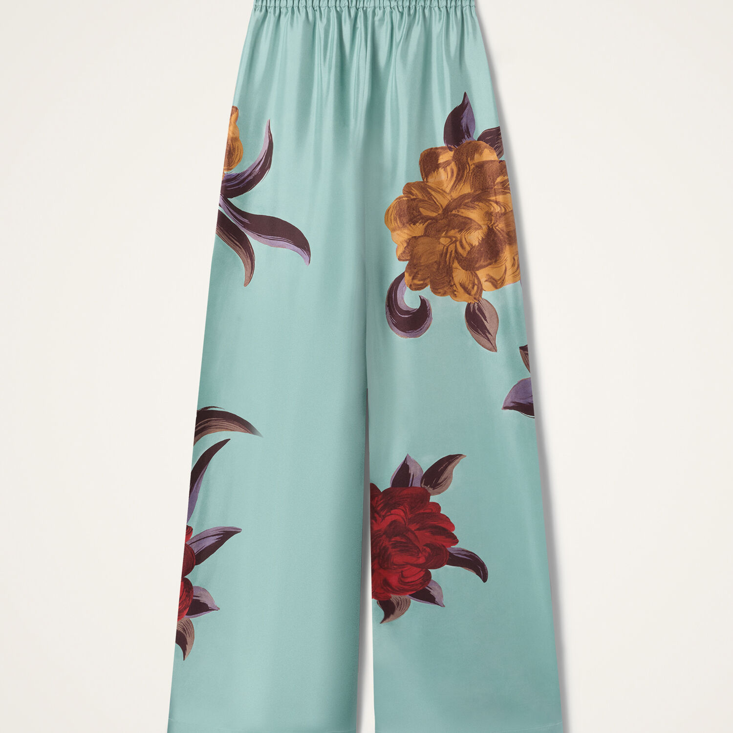 La Doublej Palazzo Pants In Green