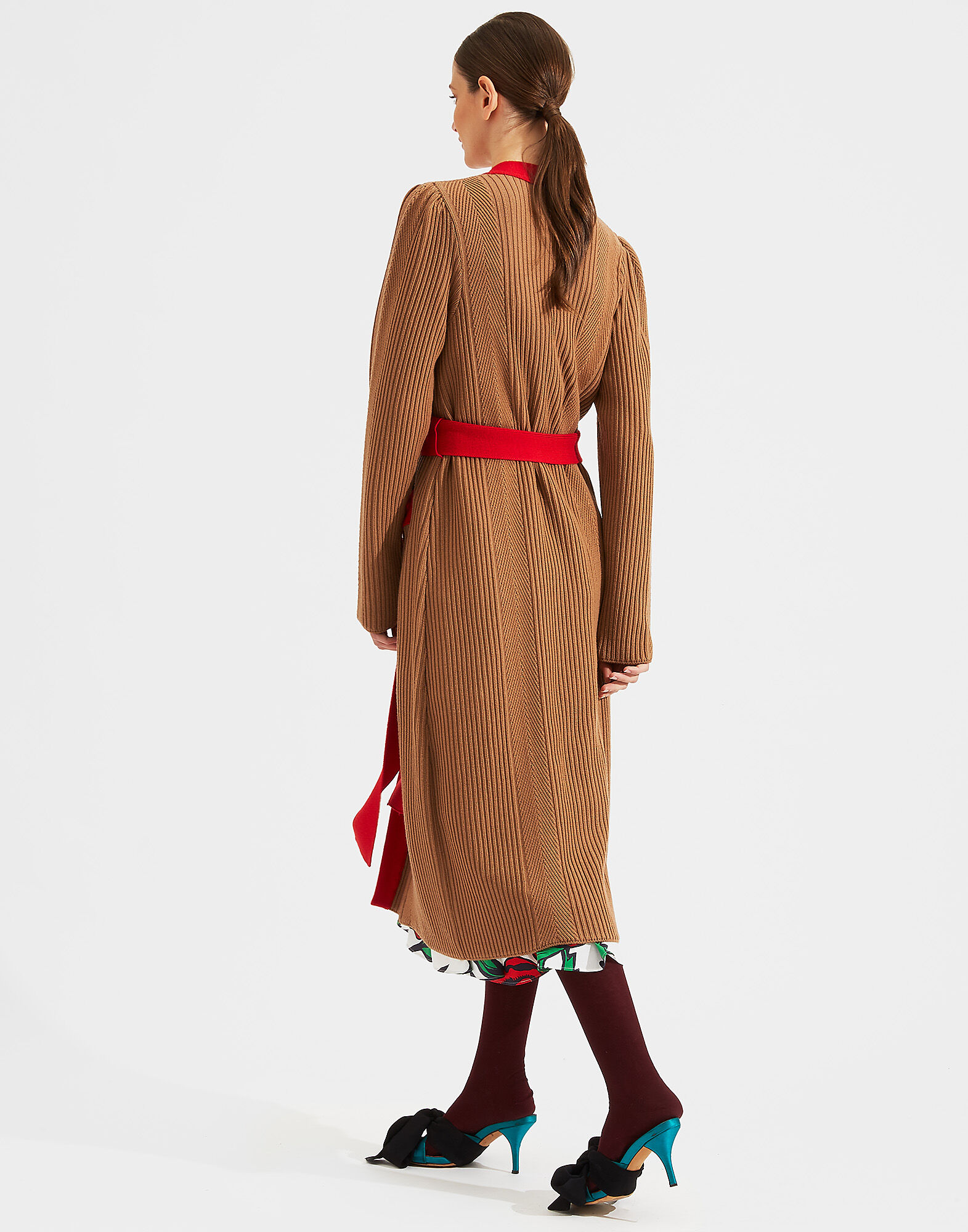 LaDoubleJ Nonna Cardigan Solid Camel PUL0034KNI024CAM0002