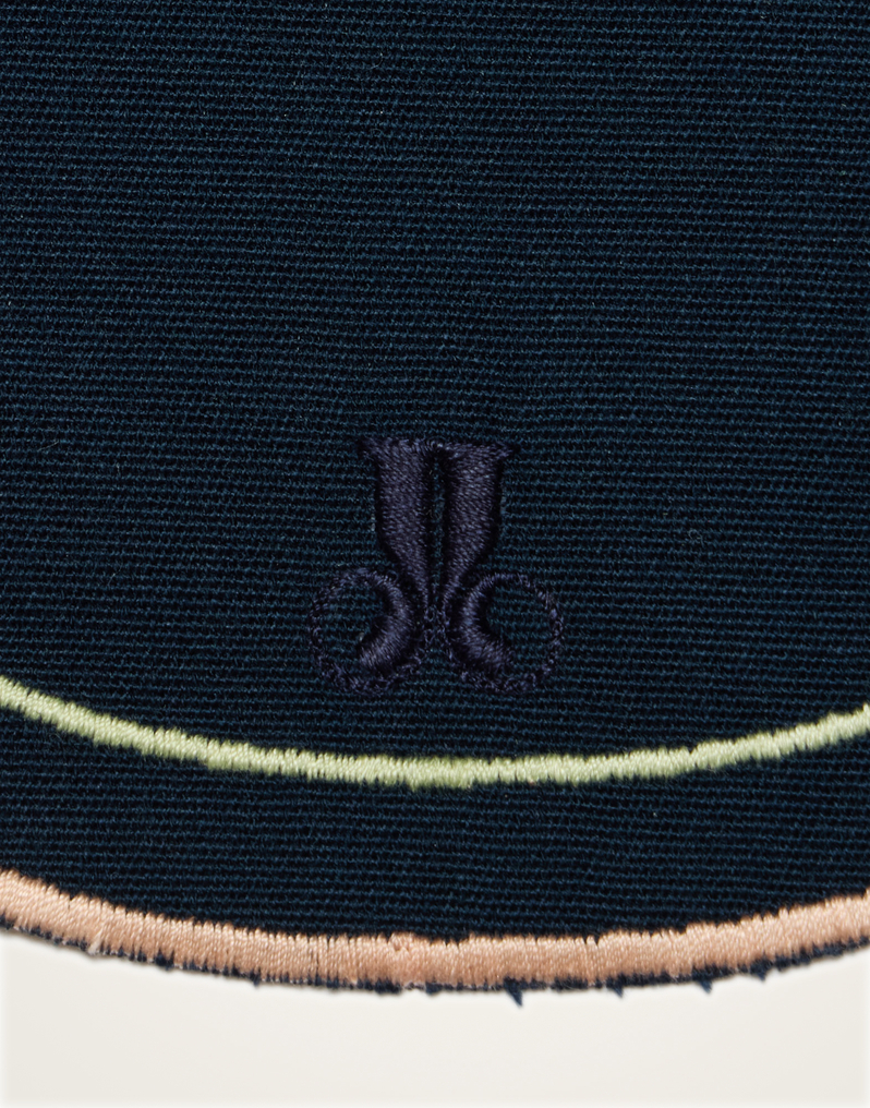 La DoubleJ Medallion Placemats Set Of 2 La DoubleJ Medallion Placemats Set Of 2 Solid Navy PMT0028ACR003SOLIDBU06