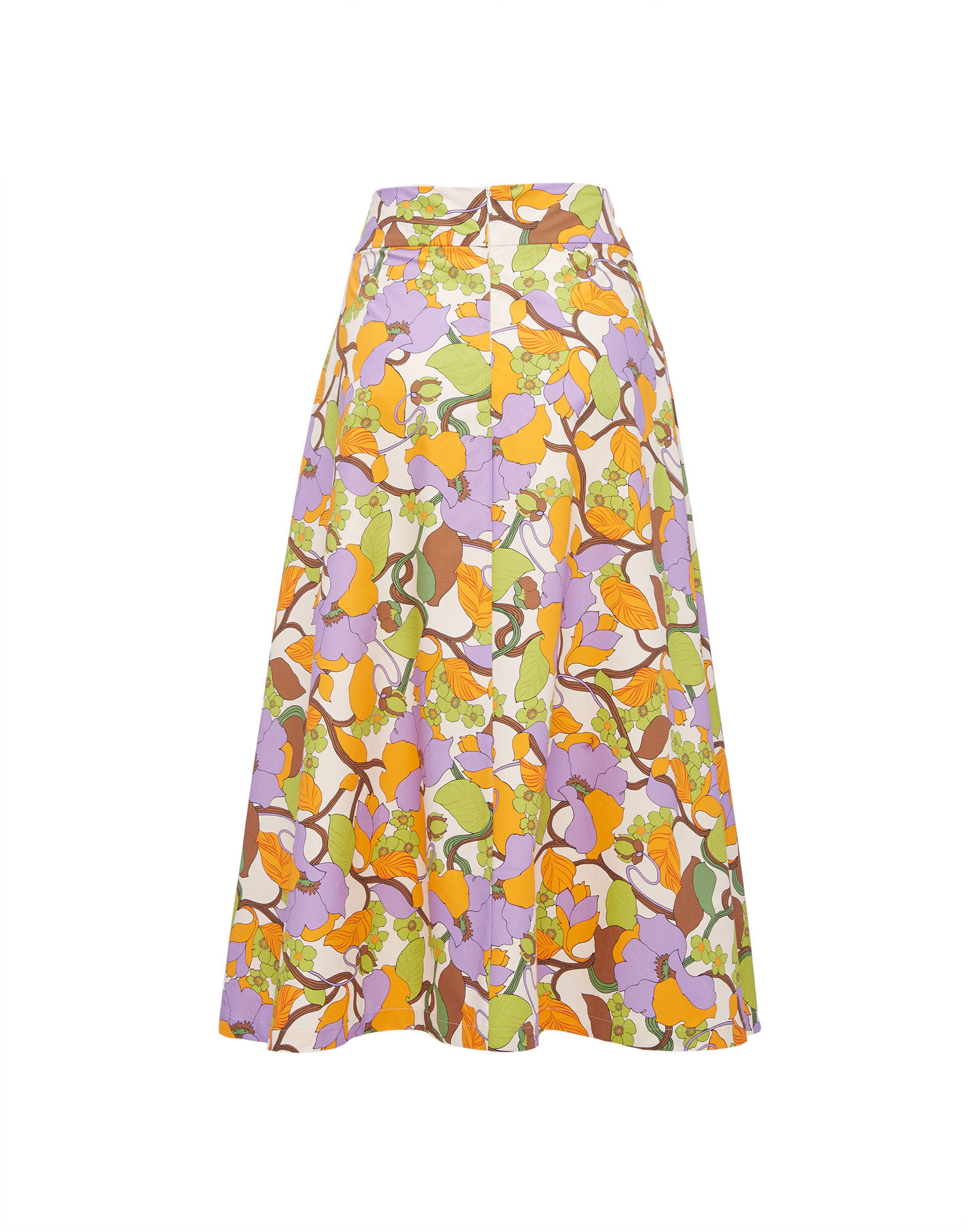 La DoubleJ Milano Skirt Vines Bianco SKI0072COT001VIN0002