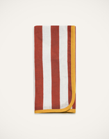 La DoubleJ Large Napkins Set Of 2 La DoubleJ Large Napkins Set Of 2 Riviera Brick NAP0010LIN001RIV06RE06