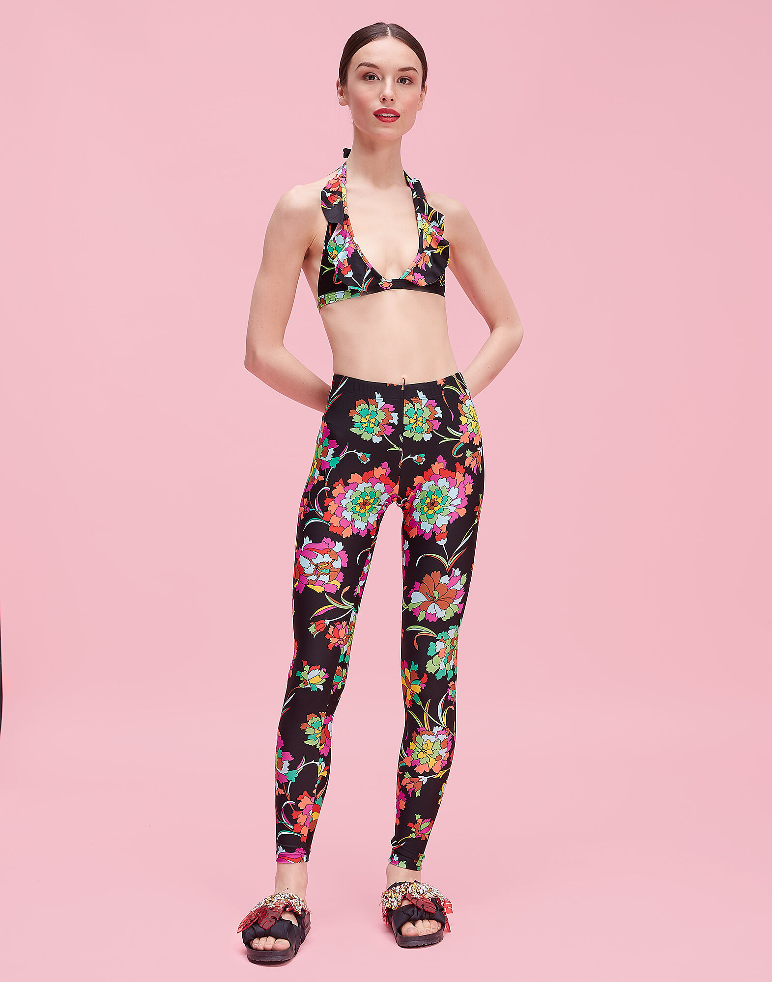 LaDoubleJ Ruffle Bikini Top Dandelion SWI0005LYC001DAN0001