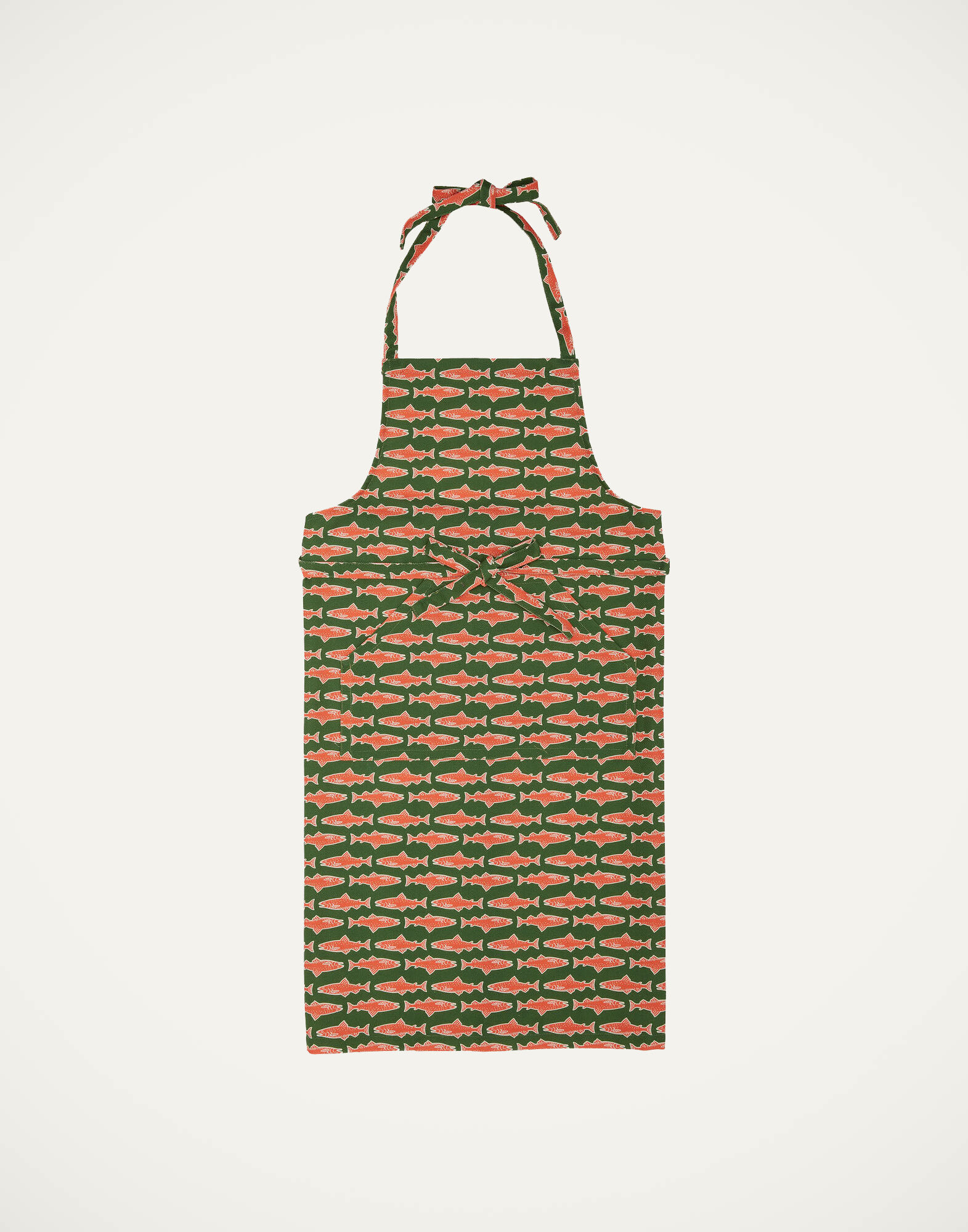 La DoubleJ Apron Como Fish Green APR0002COT018CMF0002
